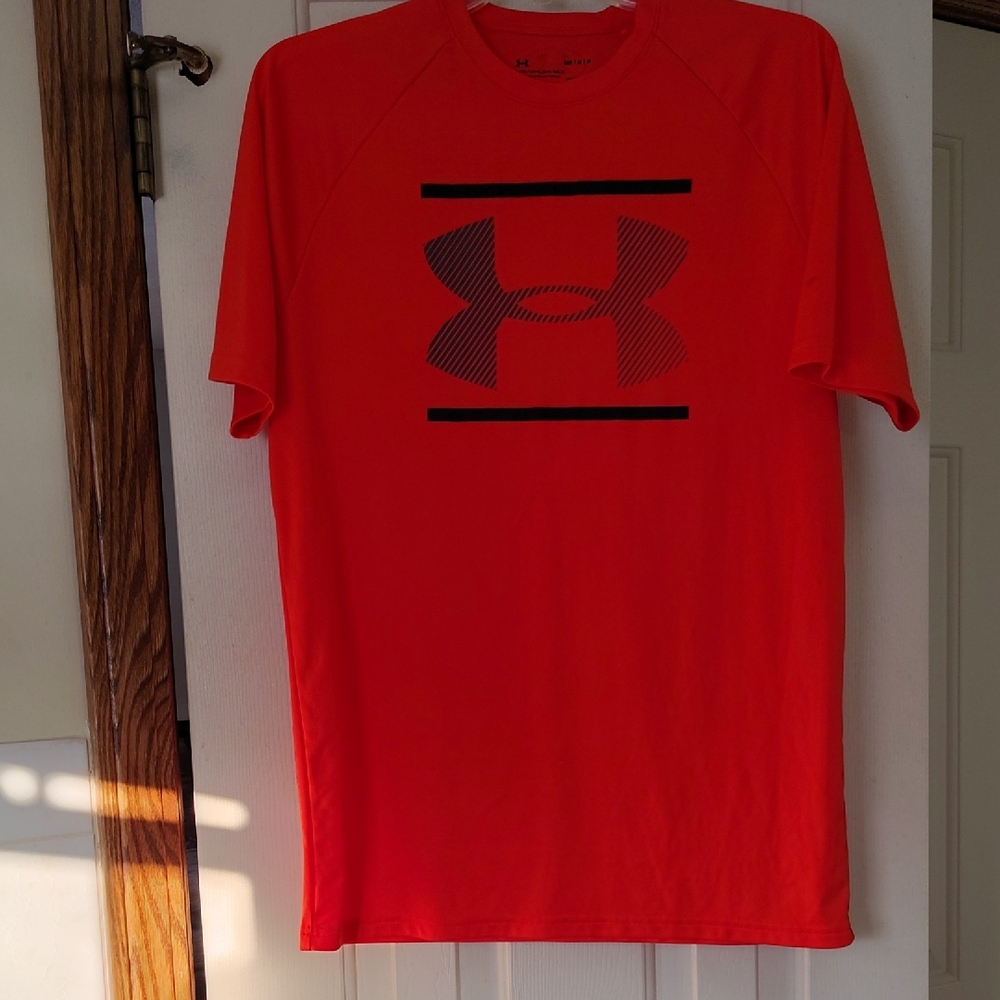 Under Armour Men's Orange Short Sleeve Tee